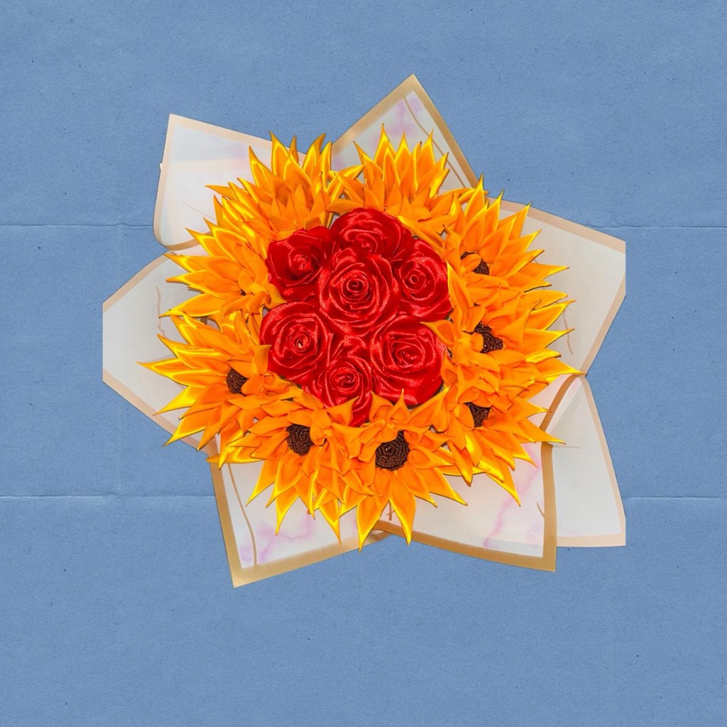 Ramo Mixto de Girasoles y Rosas